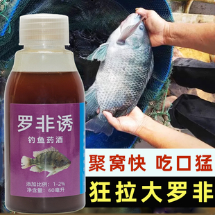 罗非秘诱钓鱼中药酒野钓黑坑罗飞小药套餐冷冻饵料窝料散泡添加剂