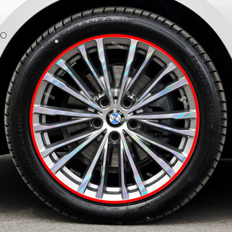 2020款宝马3系改装轮毂贴纸