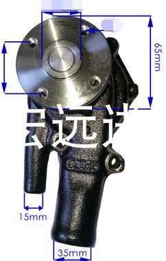 进口柴油叉车发动机大修配件 韩国大宇 斗山大宇DB33A散热器水泵