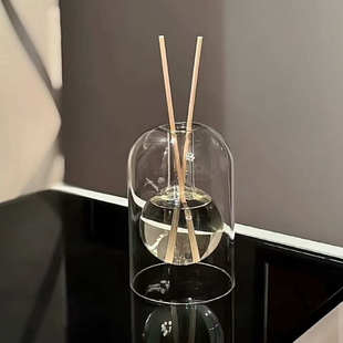 创意无火香薰瓶ins日式无印家居小城伊香桌面精油扩香器摆件装饰