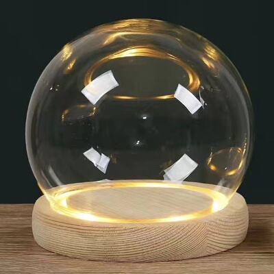 玻璃球罩手办积木文玩防尘罩