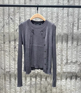 C系列 开衫 正品 绵羊毛两件套针织衫 背心MBE3CAR016 2025秋新品