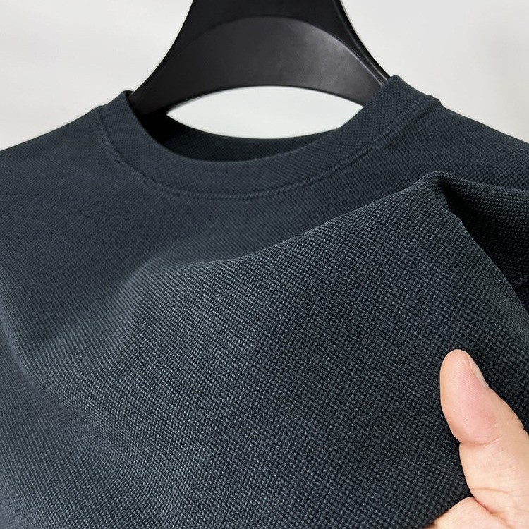 秋冬美拉德风仿羊绒磨毛打底衫男