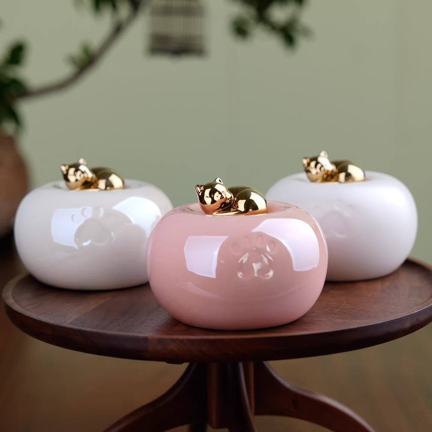 金猫归巢宠物骨灰盒 福猫罐 去世毛发收藏 招财猫咪火化纪念坛,商业/办公家具,骨灰盒,淘宝优惠券,粉丝福利购,淘宝优惠卷