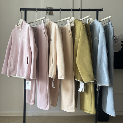 杜小宅正品新款冬季摇粒绒家居服