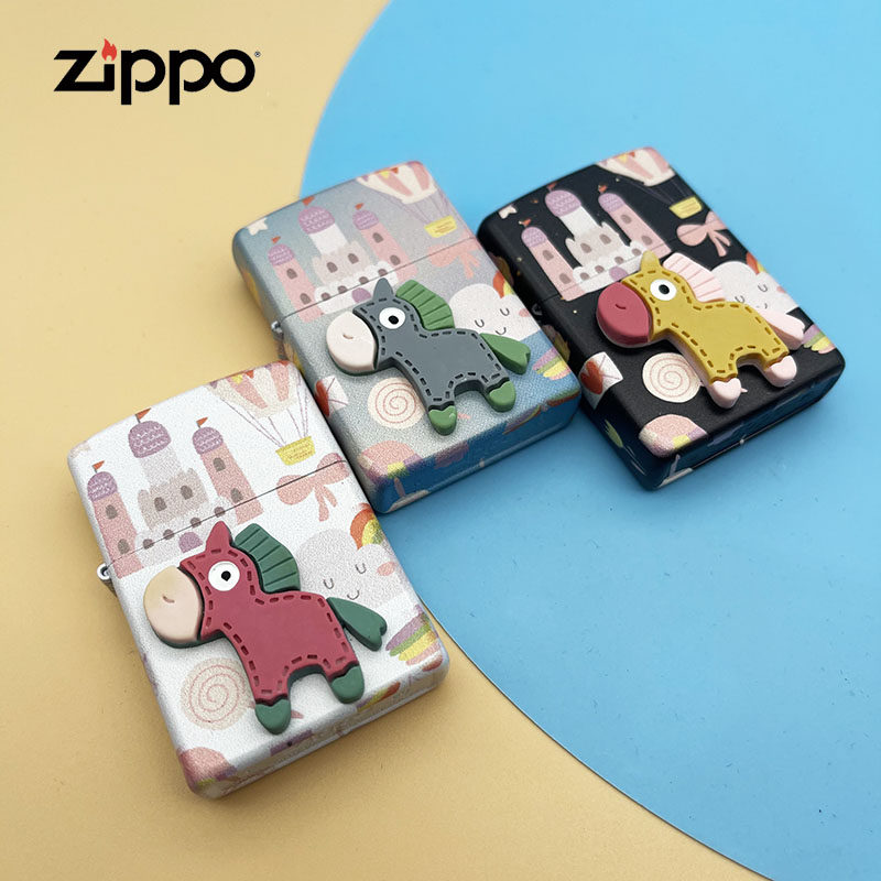 zippo正版打火机梦幻圣诞防风