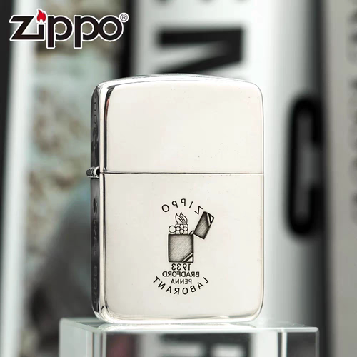 zippo打火机正品纯银1941GGB小金砖送礼收藏男士防风