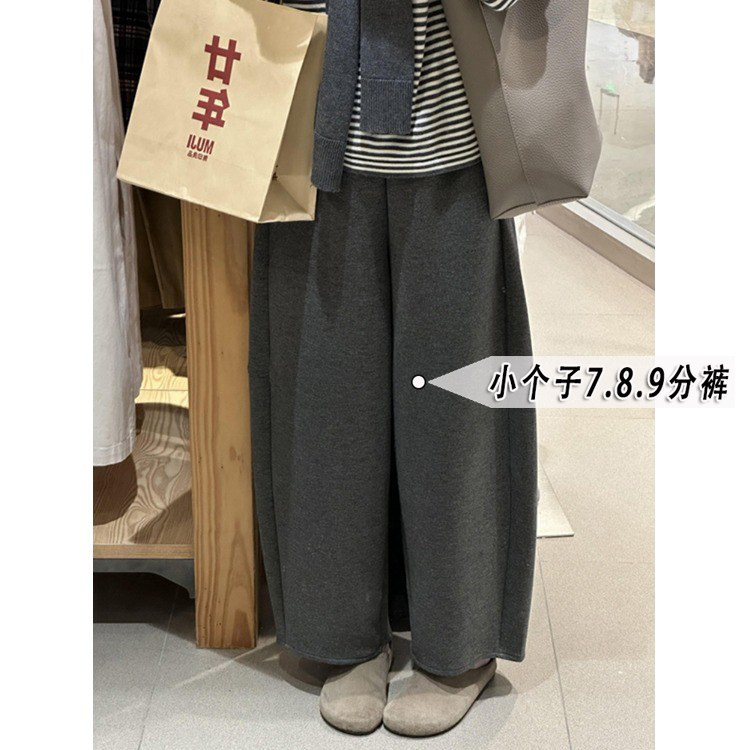灰色奶皮裤小个子七分糯米香蕉裤女秋冬加厚高腰显瘦弯刀休闲裤xs,女装/女士精品,休闲裤,淘宝优惠券,粉丝福利购,淘宝优惠卷