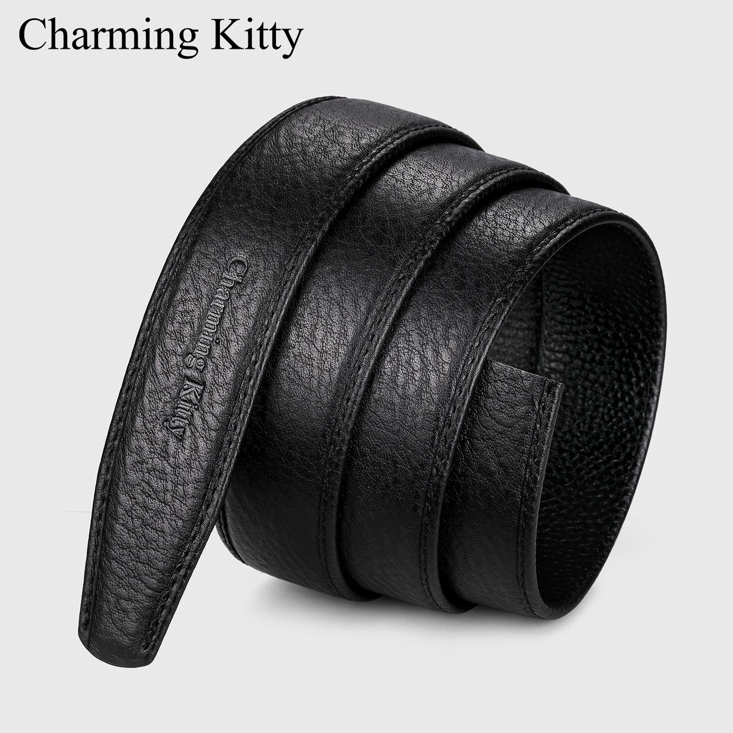 海豹皮腰带商务皮带男士真皮