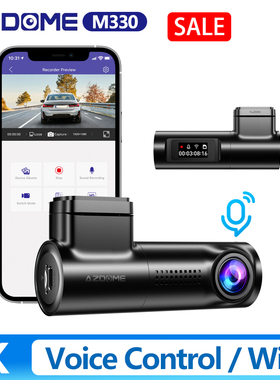 AZDOME M330 Car DVR Voice Control WiFi 24H Parking Monitor