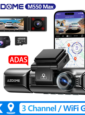 AZDOME M550Max 4K Dash Cam with GPS Wifi 24H Parking Monitor