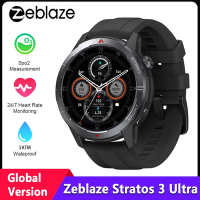 Zeblaze Stratos 3 Ultra GPS Smart Watch Built-in Compass