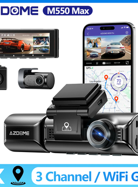 AZDOME M550 Pro Car DVR 4K Dash Cam Built-in 5G WiFi GPS 24H