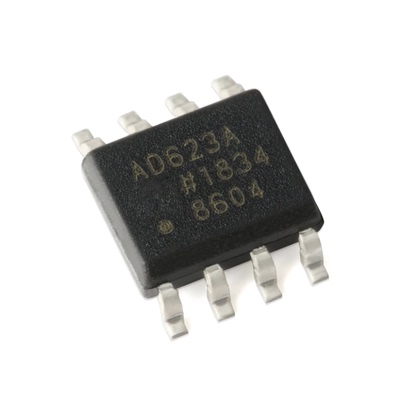 原装正品 AD623ARZ-R7 SOIC-8 单电源轨到轨低成本仪表放大器芯片