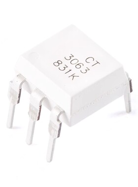 原装正品 CT3063 DIP-6 零交叉光电耦合器芯片 兼容MOC3063