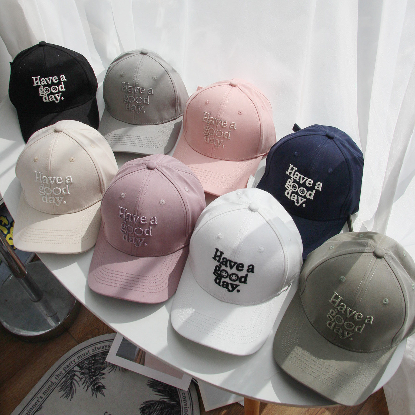 帽子 女款秋冬时尚韩版个性字母刺绣鸭舌帽时尚百搭大头围棒球帽