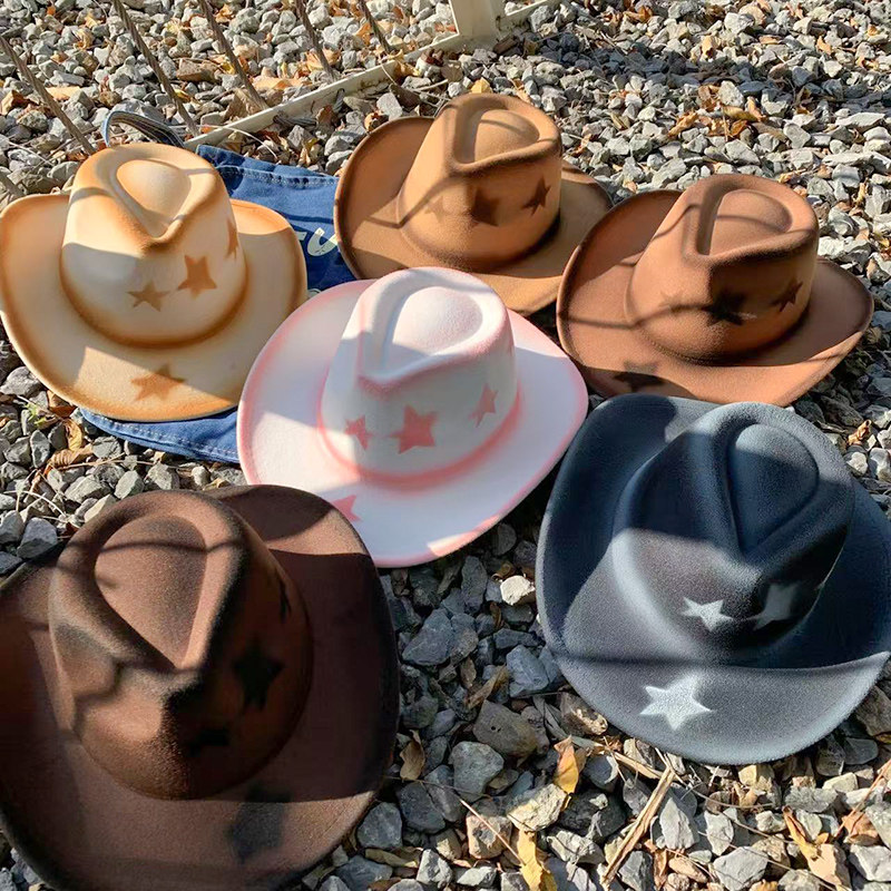 个性西部牛仔卷边户外大檐遮阳帽子春夏时尚星星牛仔帽爵士礼帽,服饰配件/皮带/帽子/围巾,帽子,淘宝优惠券,粉丝福利购,淘宝优惠卷