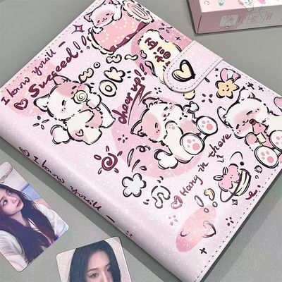 卡册四宫格A5高颜值ins风PU活页