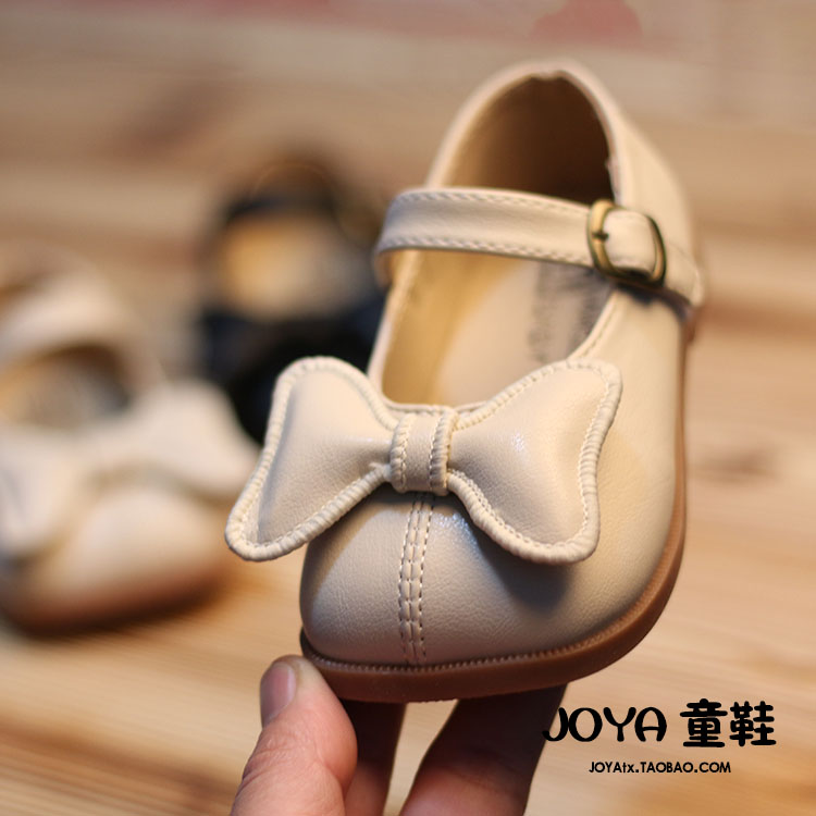joya童鞋春季女孩学院风皮鞋