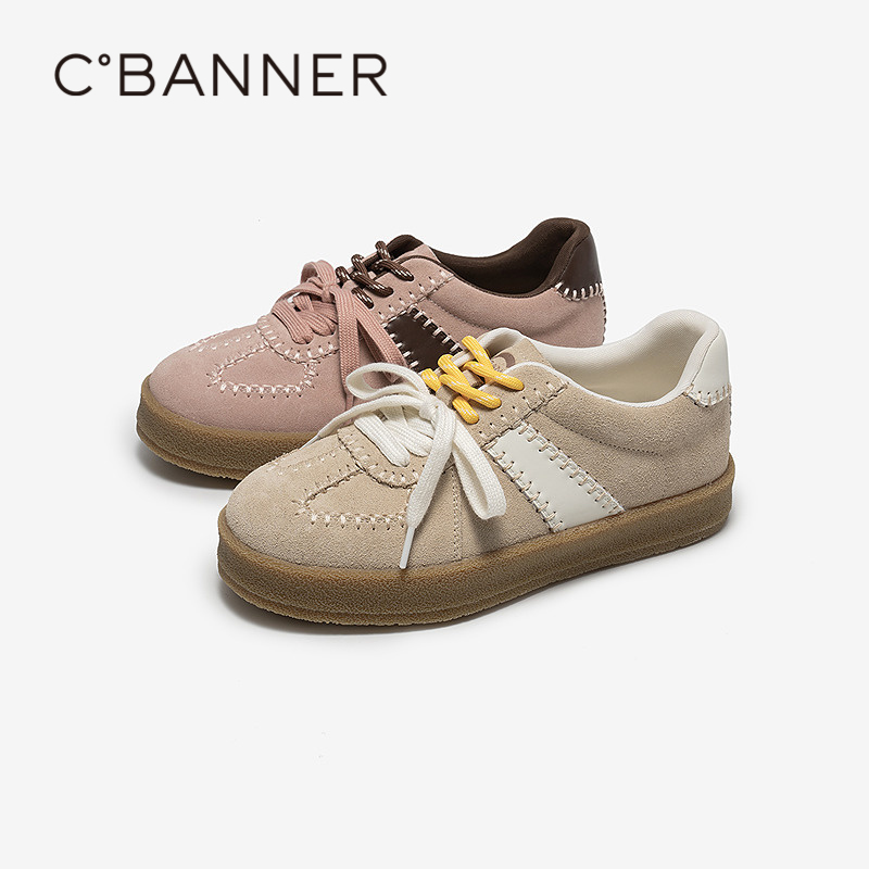 复古拼接鞋面 潮流拼色设计呈现层次感