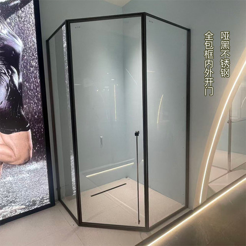 极简内外开门钻石形全包框