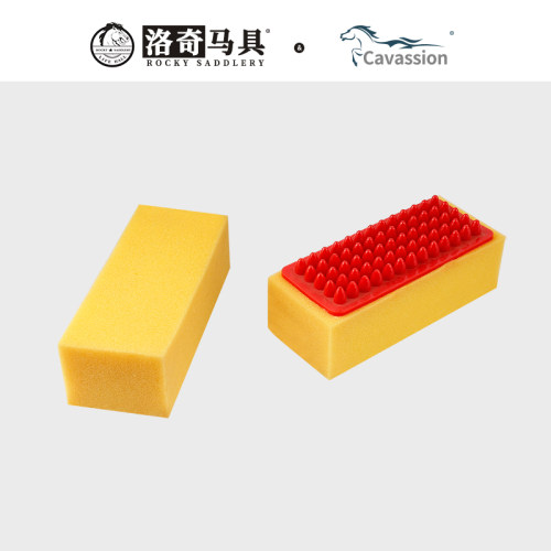 Cavassion海绵按摩器 马洗澡 清洁刷马 马房用品 洛奇马具8801033
