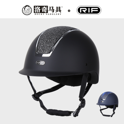 时尚骑士镶钻可调节马术头盔RIF