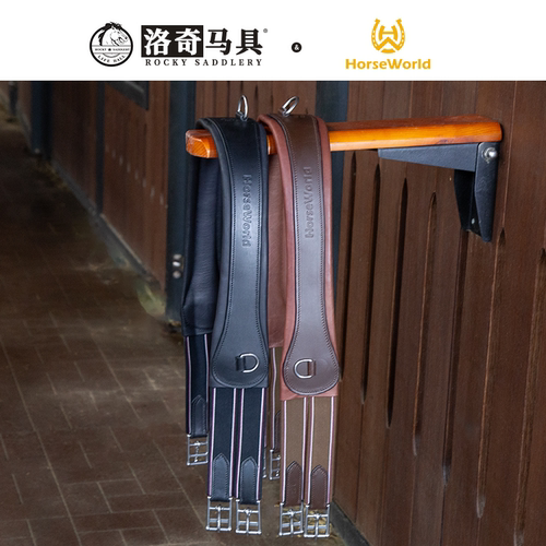Horseworld帕洛科萨经典牛皮肚带 马术马具骑马 8213101
