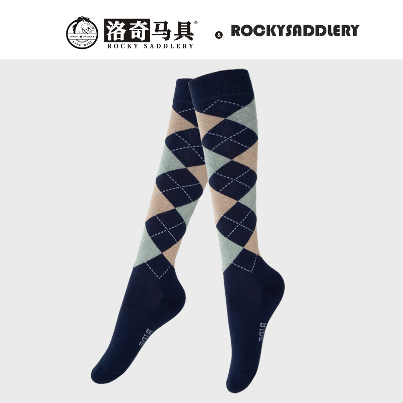 专业马术袜骑士袜弹力吸汗透气防臭耐磨长袜高筒马术骑马新款男女