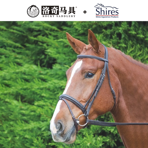 牛皮舒适版骑马马具Shires-GARA