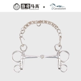 [英式佩勒姆口衔 衔铁 嚼子125mm  马匹装备  洛奇马具  8209019]