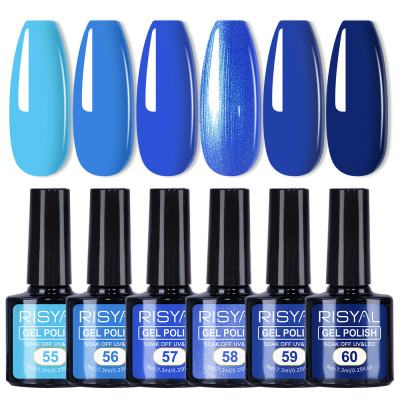 美甲工厂新款甲油胶Gelpolish蓝