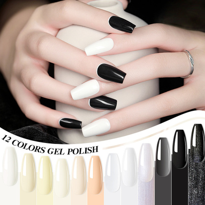 甲油胶gelpolish裸色美甲套装胶