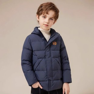 一件过冬~男童中长款加厚棉服加绒冬外套儿童阳离子面料秋冬童装C