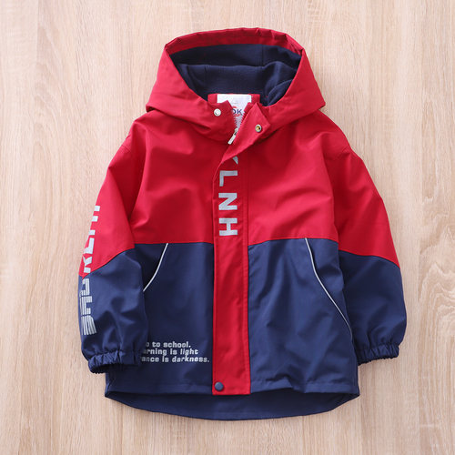外贸童装儿童加绒风衣冲锋衣
