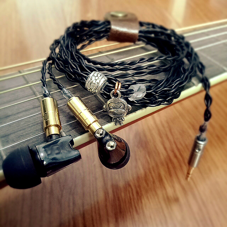 听街DIY耳机入耳式IE800发烧定制HIFI重低音手机通用线控带麦蓝牙