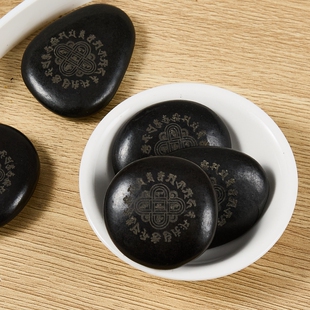 结缘深刻龙王坛城石刻玛尼石放生供养水族玛尼石用品水解脱