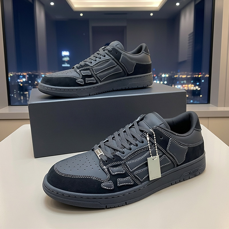 欧洲站休闲板鞋男女情侣骨头鞋街舞滑板鞋真皮百搭舒适运动低帮鞋,流行男鞋,休闲板鞋,淘宝优惠券,粉丝福利购,淘宝优惠卷