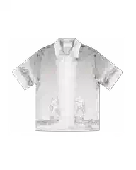 Casabulca Casablanca Vacation Guardian Plaster Statue Versatile Hawaiian Vacation Short-Sleeve Shirt