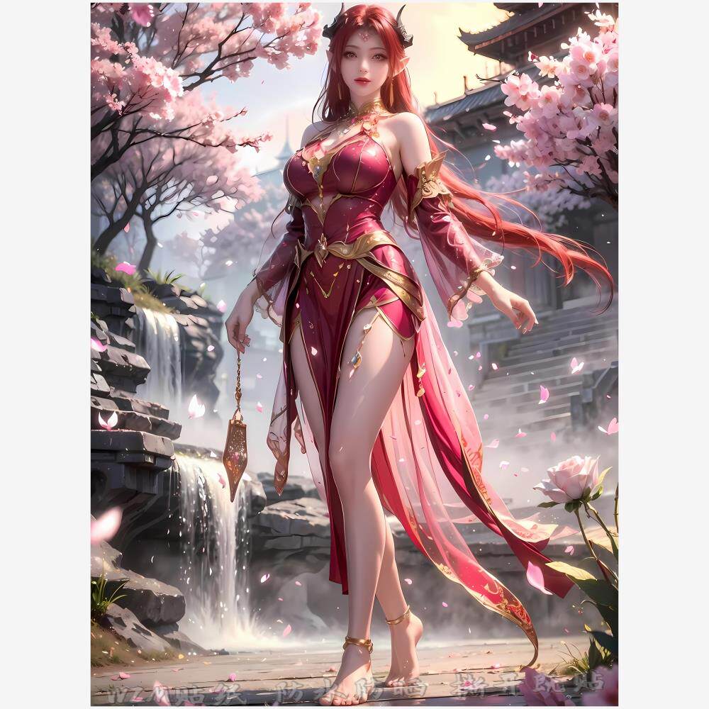 女神妖夜精美高清海报墙