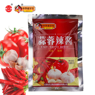 天津独流天立蒜蓉辣酱  烧烤拌饭酱 烹饪调味酱 120g*10袋装