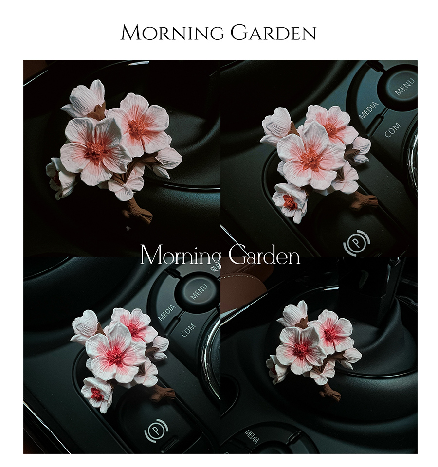 Morning Garden梅花东方美学国风香薰车载扩香石出风口装饰 家居饰品 散香器 原图主图