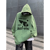 直播品质!23秋冬新品重磅水洗做旧连帽卫衣XZ203-W617-P68，男装卫衣，星座203