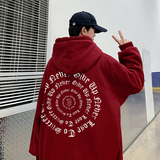 抖音供货秋冬加绒加厚连帽宽松长袖卫衣XZ203-W72-P65，男装卫衣，星座203