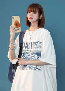 XZ203-T34-P25 夏季常规短袖印花圆领T恤图片