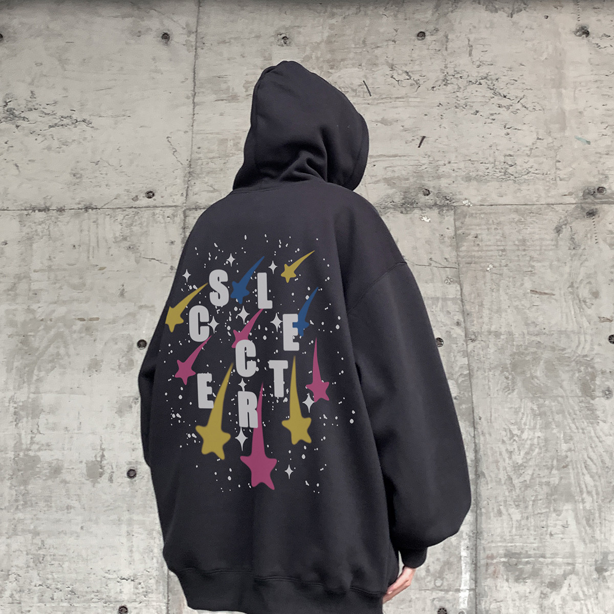 直播品质！重磅加绒新品连帽宽松套头卫衣XZ203-W653加绒-P58,男装卫衣,星座203