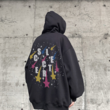 直播品质！重磅加绒新品连帽宽松套头卫衣XZ203-W653加绒-P58，男装卫衣，星座203