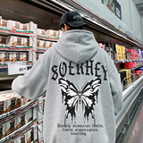 直播品质！重磅新品连帽宽松套头卫衣.XZ203-W601-P55加绒P65，男装卫衣，星座203