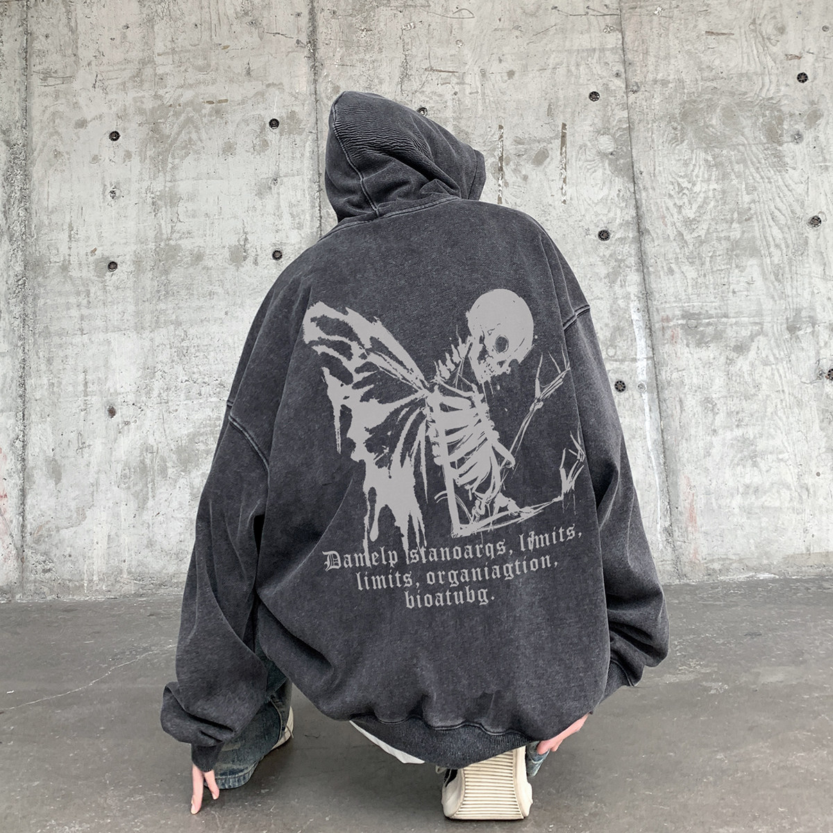 直播品质!秋冬重磅水洗做旧连帽卫衣XZ203-SW632-P68.,男装卫衣,星座203