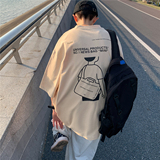 XZ203-T46-P2823夏季休闲圆领印花宽松短袖T恤..，男装T恤，星座203